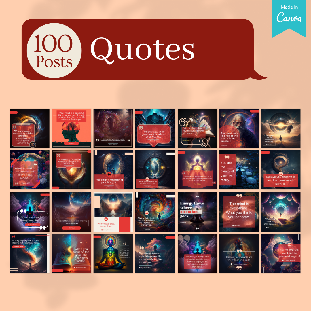 Spirituality & Manifestation Canva Templates