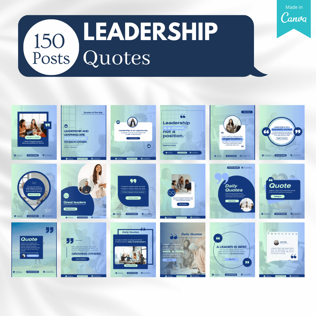 1000+ Leadership Bundle - Social Media Templates