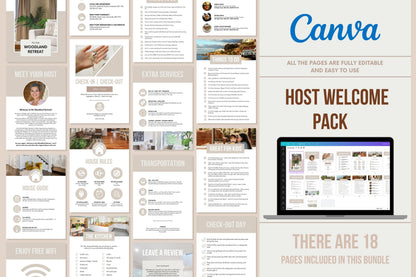 Host Welcome Pack  - 18 Pages