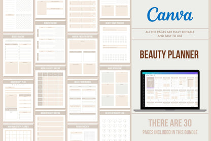 Beauty Planner - 30 Pages