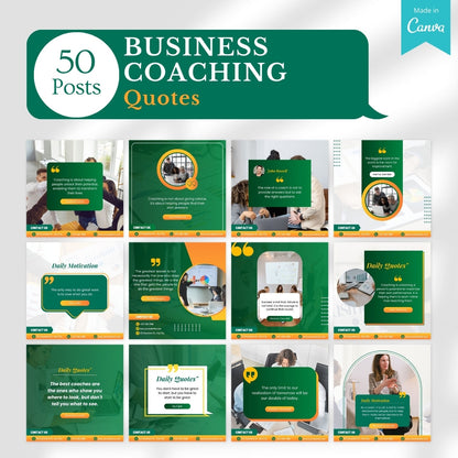 520 Business Coaching Posts - Social Media Templates