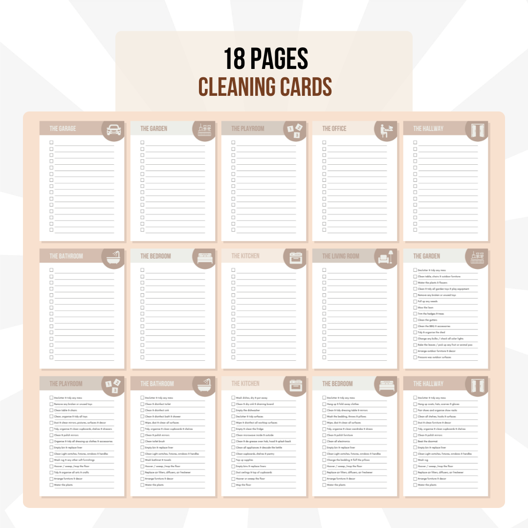 Essential Cleaning Planner Bundle