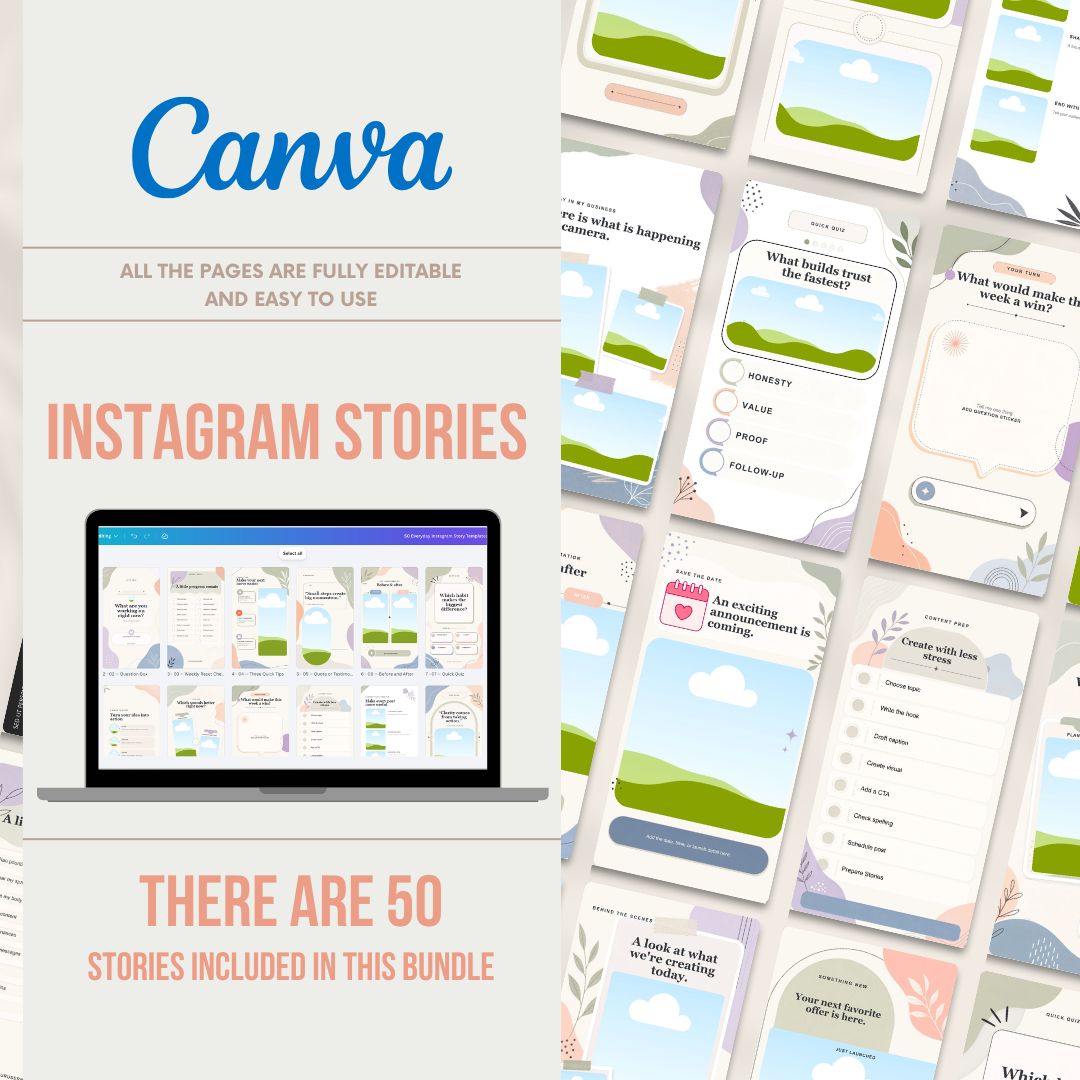 50 Everyday Instagram Story Templates
