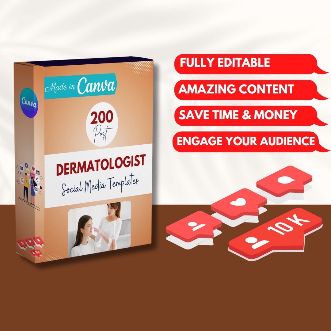 200 Dermatologist Canva Templates
