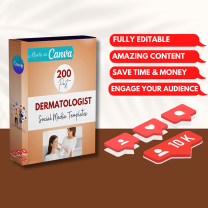 200 Dermatologist Canva Templates