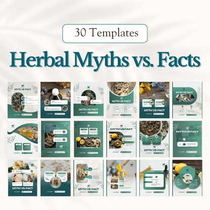 300 Herbal Medicine Posts - Social Media Templates