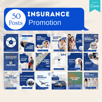 500 Insurance Agent Social Media Templates