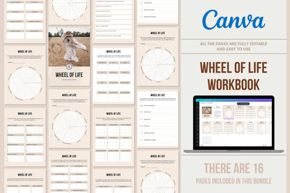 Wheel Of Life Workbook - 16 Pages