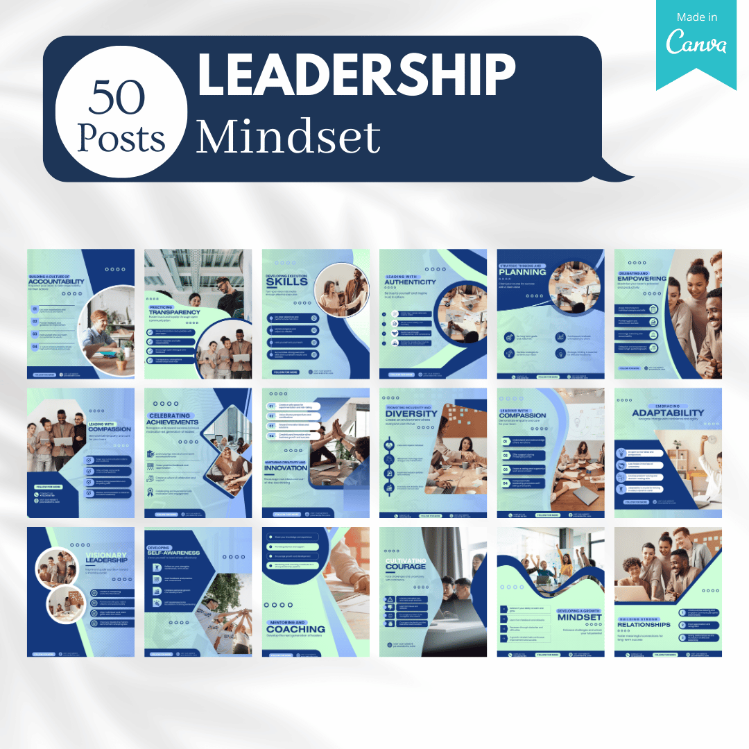 1000+ Leadership Bundle - Social Media Templates