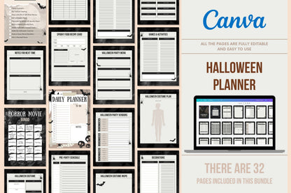 Halloween Planner - 32 Pages