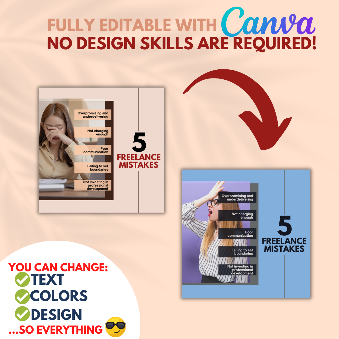 Freelancer Coach - Social Media Templates