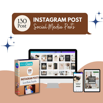 130 Instagram Post Canva Templates
