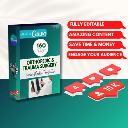 160 Orthopedic and Trauma Surgery Canva Templates