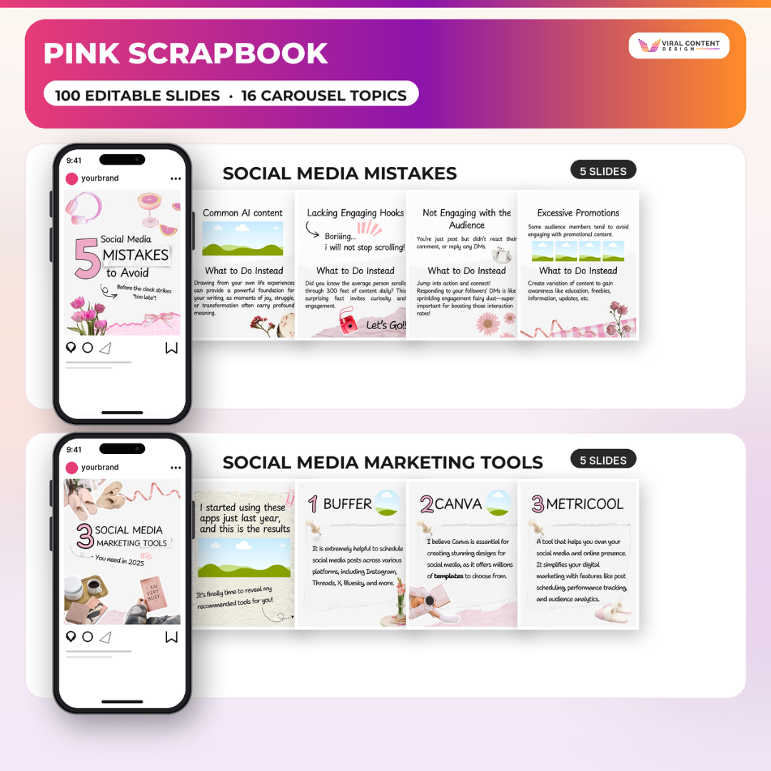The Instagram Marketing Carousel Bundle