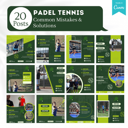 220 Padel Tennis Posts - Social Media Posts
