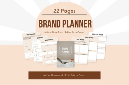 Brand Planner - 22 Pages