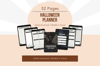 Halloween Planner - 32 Pages