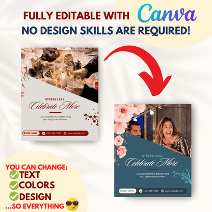 200 Event Planner Canva Templates