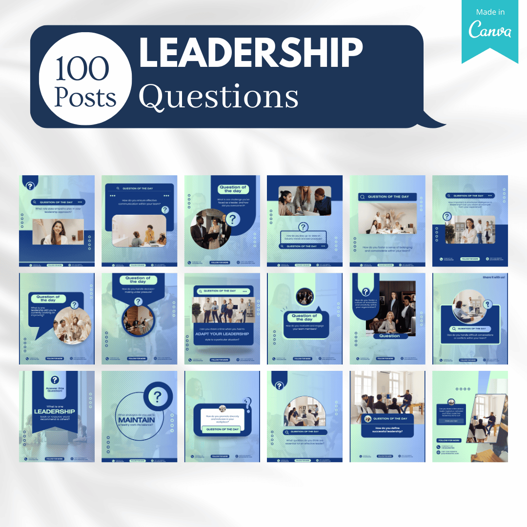 1000+ Leadership Bundle - Social Media Templates