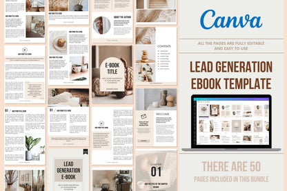 Lead Generation Ebook Template | US Letter | 50 Pages