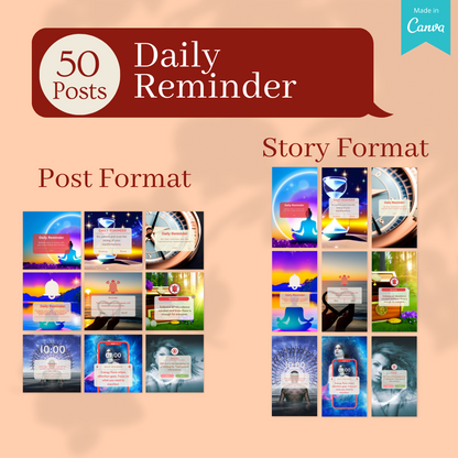 Spirituality & Manifestation Canva Templates
