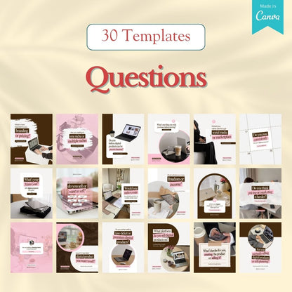 Digital Product Marketing Kit – 240 Canva Social Media Templates