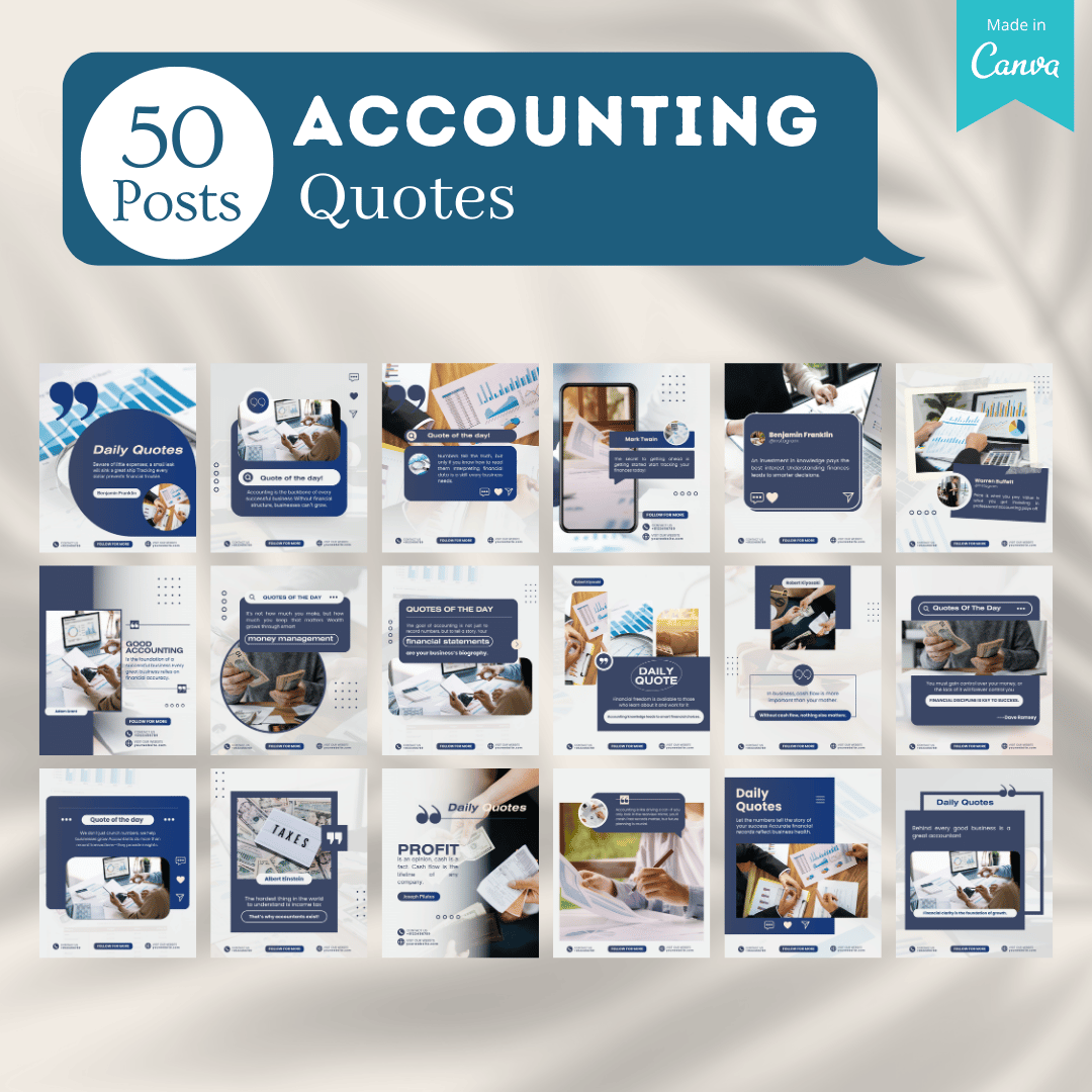 500 Accountant Template - Social Media Templates