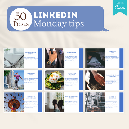 200 LinkedIn Posts  - Social Media Templates
