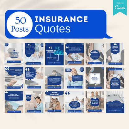 500 Insurance Agent Social Media Templates