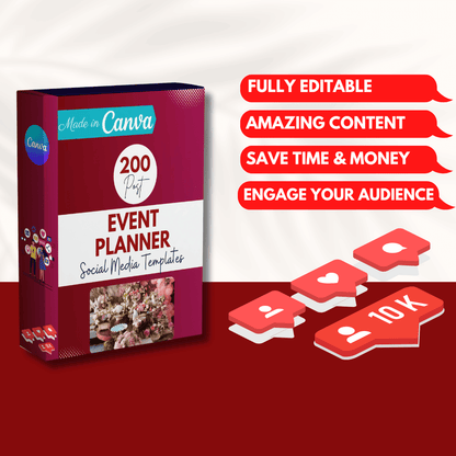 200 Event Planner Canva Templates