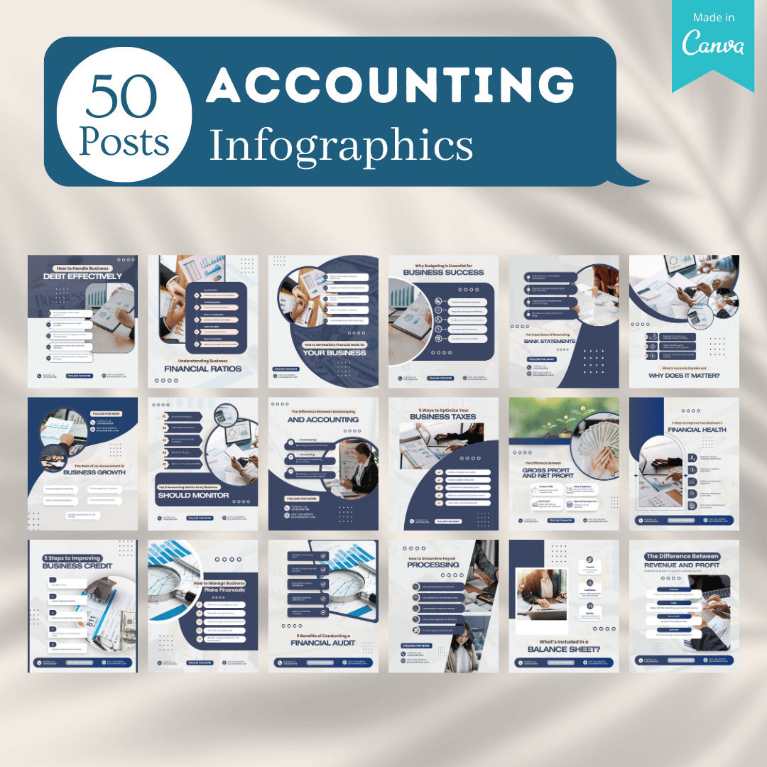 500 Accountant Template - Social Media Templates