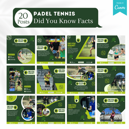 220 Padel Tennis Posts - Social Media Posts