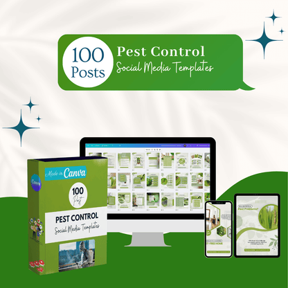 100 Pest Control Canva Templates