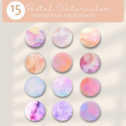 Pastel Instagram Highlight - 75 Template Covers