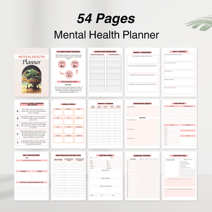 Mental Health Bundle: Planners &  Journals