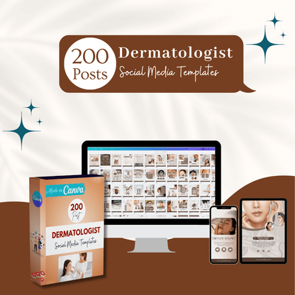 200 Dermatologist Canva Templates