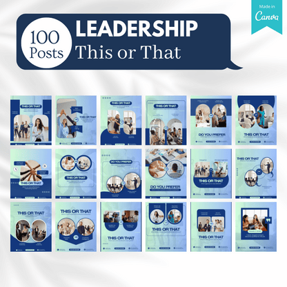 1000+ Leadership Bundle - Social Media Templates