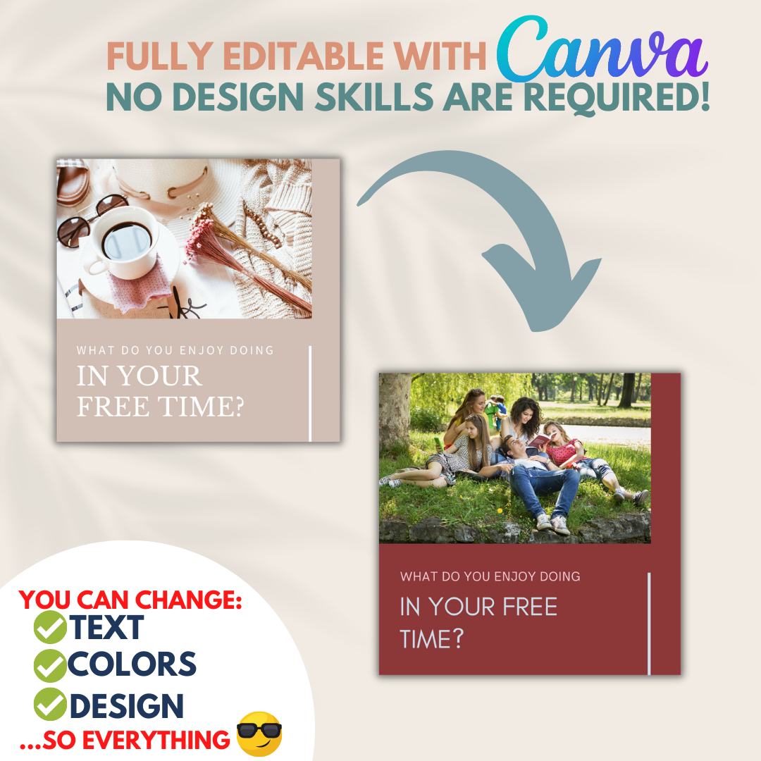 400 Lifestyle Posts - Social Media Templates