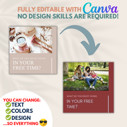 400 Lifestyle Posts - Social Media Templates