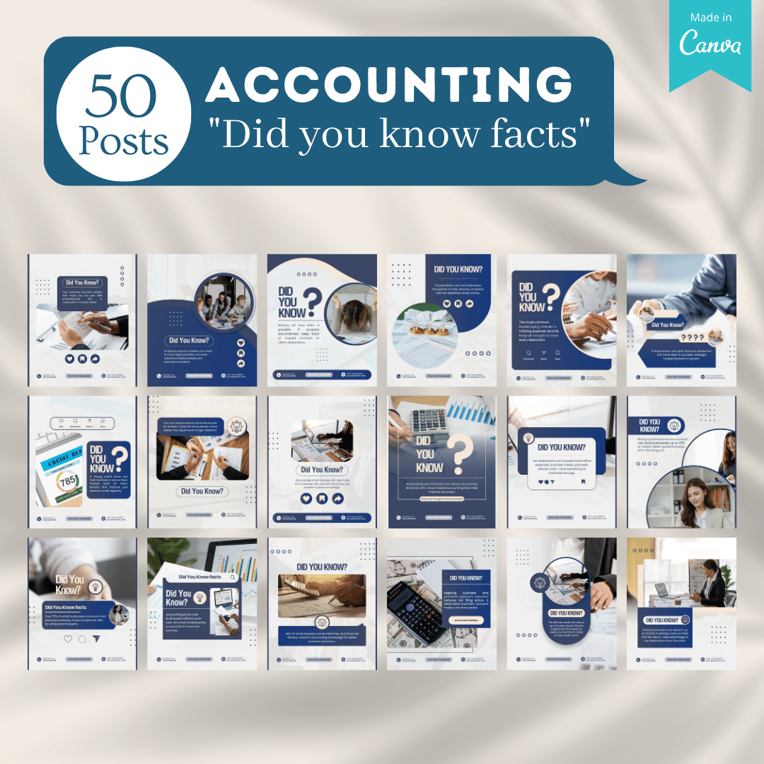 500 Accountant Template - Social Media Templates