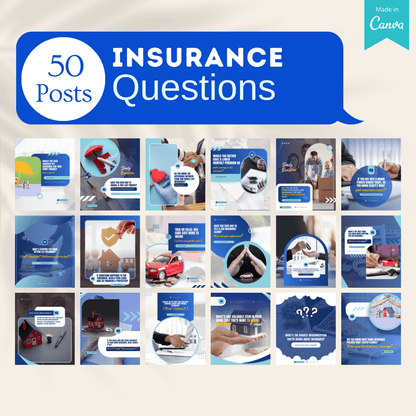 500 Insurance Agent Social Media Templates