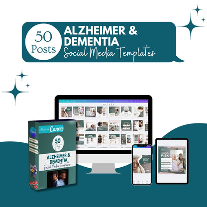 50 Alzheimer & Dementia Canva Templates
