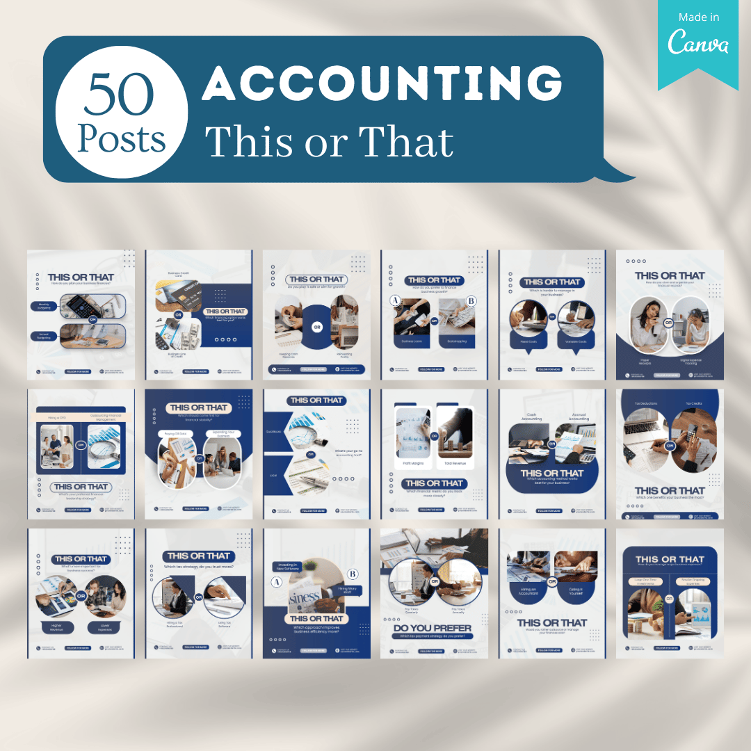 500 Accountant Template - Social Media Templates
