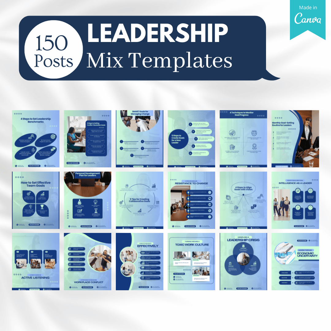 1000+ Leadership Bundle - Social Media Templates