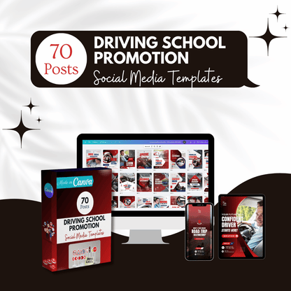 70 Driving School Promotion Canva Templates