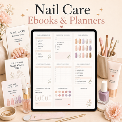 Nail Care Ebooks & Planners