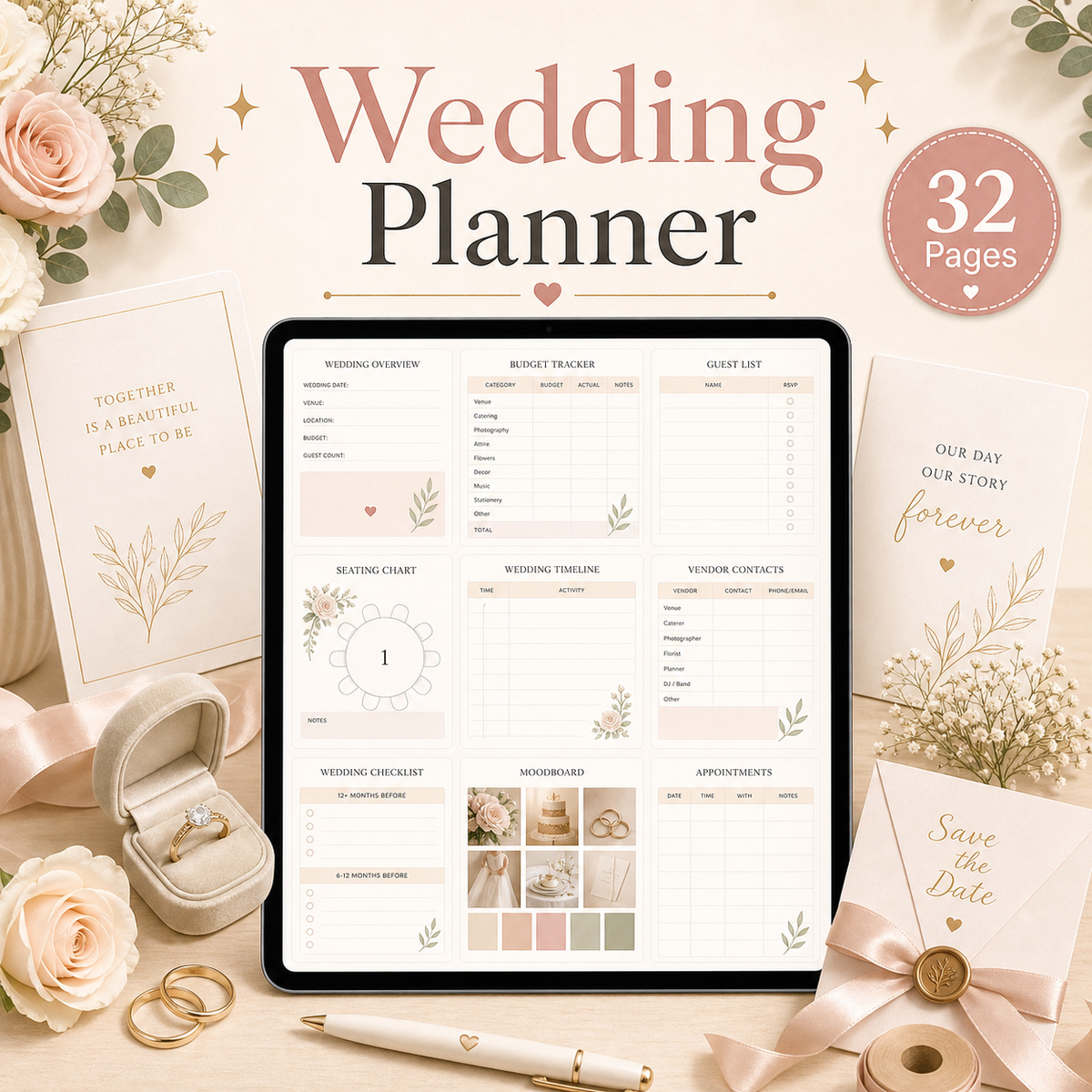 Wedding Planner - 32 Pages