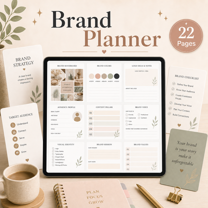 Brand Planner - 22 Pages