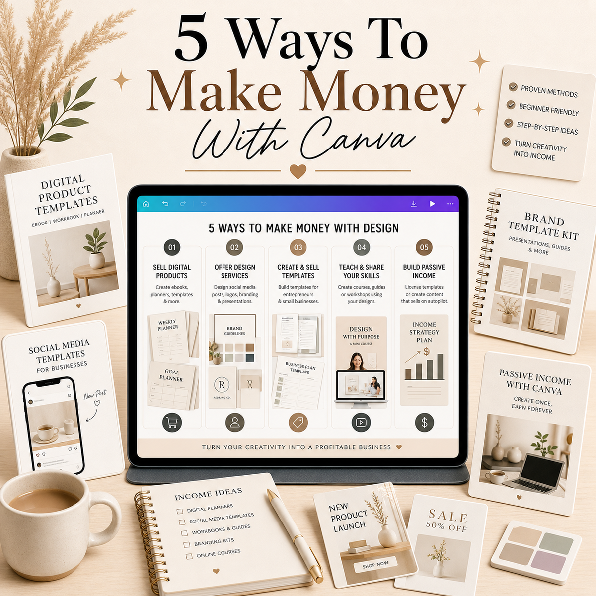 5 Ways To Make Money With Canva