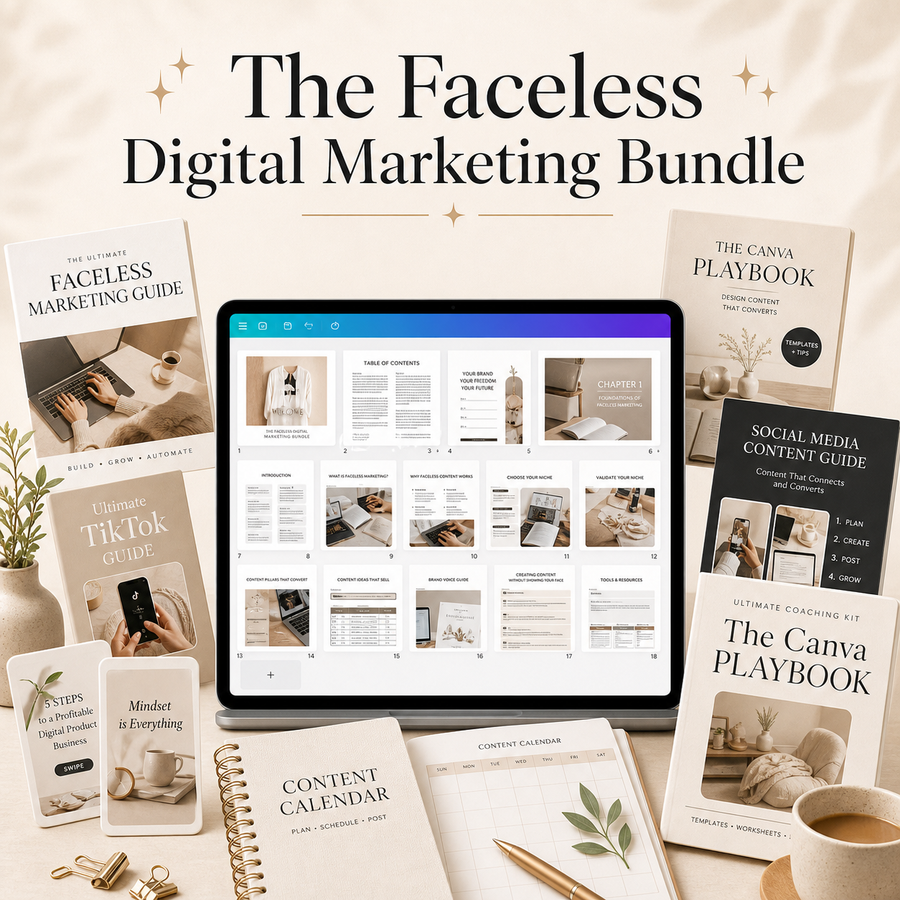The Faceless Digital Marketing Bundle